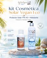 Kit Cosmética Solar Vegan Eco AyDoAgua con Protector Solar FPS 40 y Crema Gel Hidratante 300 mL