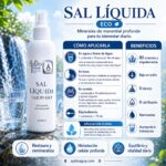 Sal Líquida Eco AyDoAgua baja en sodio con 80 minerales y oligoelementos, aplicación en agua, Suero de Agua, comida y cuidado bucal