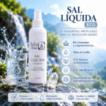 Sal Líquida Eco AyDoAgua Spray 150 mL baja en sodio con 80 minerales y oligoelementos