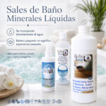 Sales de Baño Minerales Líquidas AyDoAgua para bañera, jacuzzi, spa y piscina pequeña