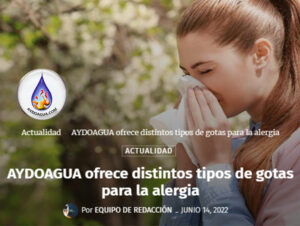 AyDoAgua Prensa-Gotas para la Alergia AyDo