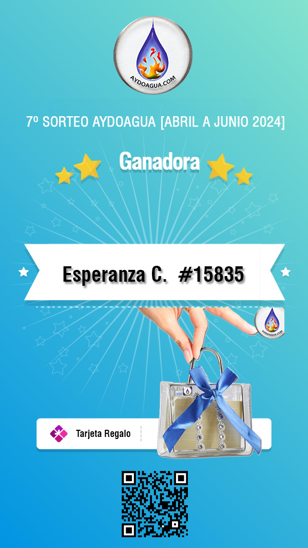 GANADORA 7 SORTEO AYDOAGUA_Junio 2024