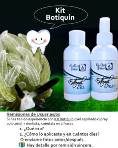 Kit Botiquín AyDoAgua: remisiones de usuarios y llamada a compartir experiencia dental en 2 frases
