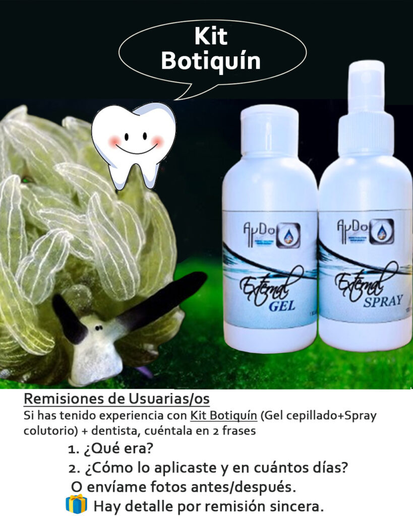 Kit Botiquín AyDoAgua: remisiones de usuarios en cuidado dental (gel cepillado y spray colutorio) y envío de fotos antes/después