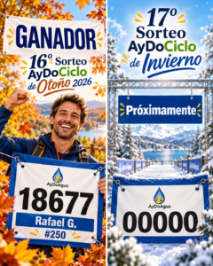 Rafael G. ganador del 16º Sorteo AyDoCiclo de Otoño 2026 con participación 18677 #250