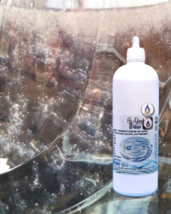 Potabilizador de agua en gotas AyDoAgua para purificar agua en casa sin filtro ni electricidad.